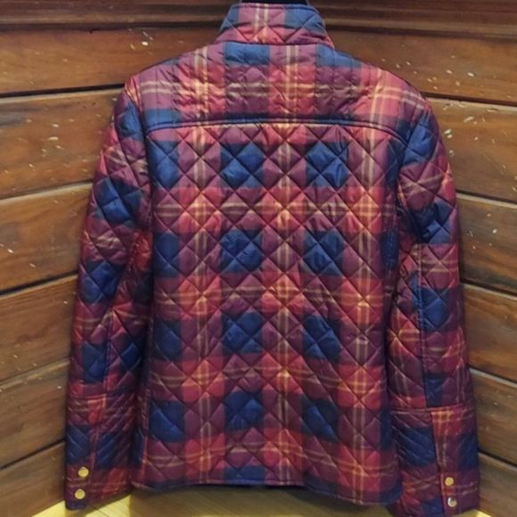 Faded Glory Tartan Plaid Quilted Puffer Jacket Sz XL Lk New - Picture 3 of 5